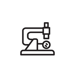 Bacteria Cancer Microscope Outline Icon
