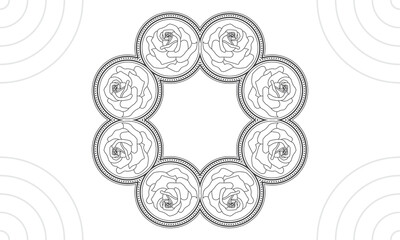 Mandala Design, Mandala vector design.
