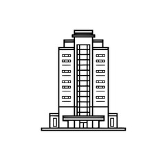 Building vector illustration isolated on transparent background