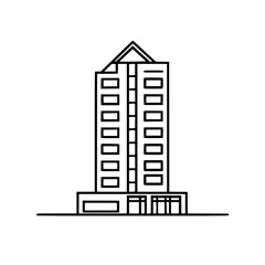 Building vector illustration isolated on transparent background