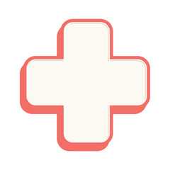 Obraz premium Round Corner Shape with Shadow