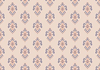 Fototapeta premium ethnic, ikat, patterns, geometric, native, tribal, boho, motif, aztec, textile, fabric, carpet, mandalas, african, american, india, flower, printing, wallpaper, silk, batik, fiber, asia, pape, abstrac