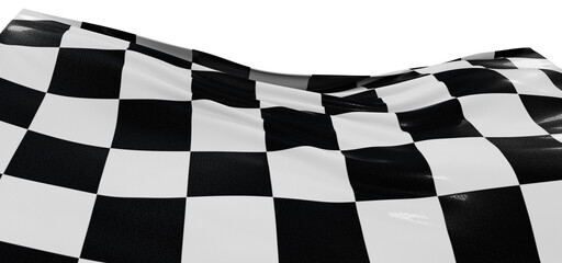 Black and white flag