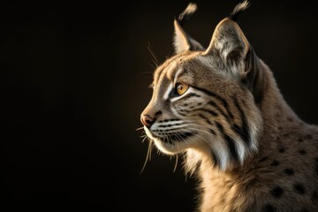 Fototapeta na wymiar Bobcat in the Untamed Wilderness