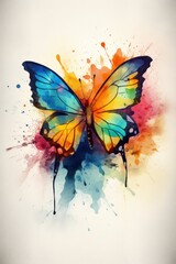 Fototapeta na wymiar illustration of a butterfly