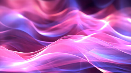 Fototapeta premium Magenta Flux: A Captivating Abstract Futuristic Background. Generative AI