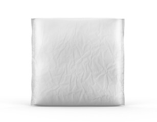 Obraz premium White Paper Food Groats Flour Sugar Bag Packaging 3D-Rendering