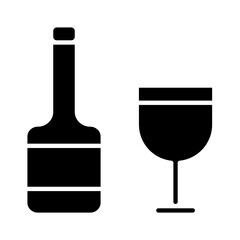 Solid CHAMPAGNE design vector icon design vector line icon svg
