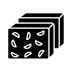 Solid TEMPEH design vector icon design vector line icon svg