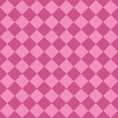 Pink Seamless Diagonal Checkered And Squares Pattern