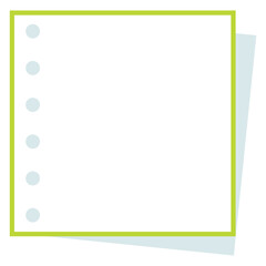 Obraz premium Green and blue backgrounds materials, frame for your text