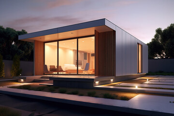 Modern, contemporary home exterior design