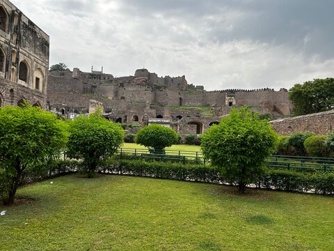 Fort from 15th Century - Golconda Fort, Hyderabad, India