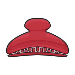 Hairpin crab vector icon.Cartoon vector icon isolated on white background hairpin crab.