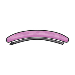 Hairpin vector icon.Cartoon vector icon isolated on white background hairpin .