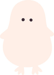 Penguin cartoon drawing for decoration.
