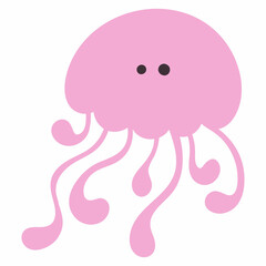 Medusa drawn cartoon for decoration.