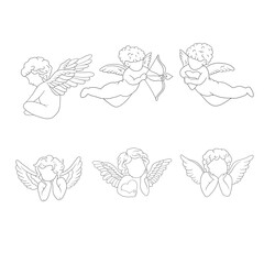 Cupids drawn in one line