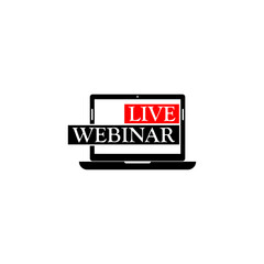  Live webinar icon isolated on transparent background