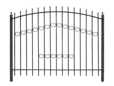 Modern light fence.