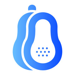 papaya gradient icon