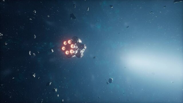 hostile alien spacecraft is en route to our planet for an invasion