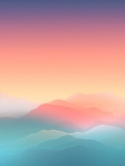 Obraz premium Abstract blurred gradient background. Generative AI