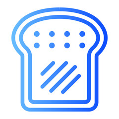 toast gradient icon
