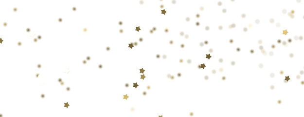 Celestial Christmas Symphony: Enthralling 3D Illustration of Falling Holiday Starbursts