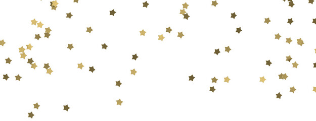 Fototapeta premium Celestial Christmas Symphony: Enthralling 3D Illustration of Falling Holiday Starbursts