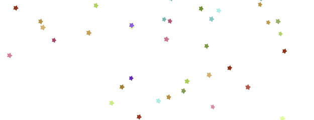 XMAS stars. Confetti celebration, Falling colourful abstract decoration for party, birthday celebrate,