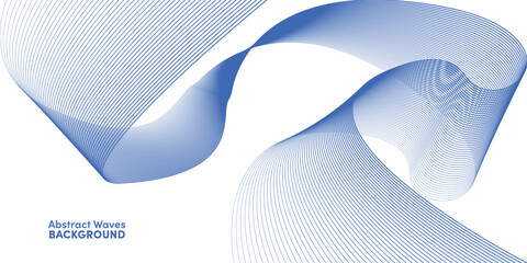 Abstract blue shade wave background