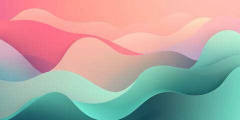Soothing Pastel Hues in Abstract Wallpaper: Calm and Serene. Generated AI