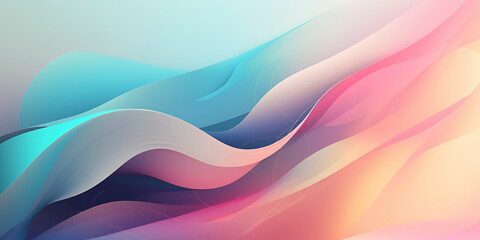 Fototapeta premium Pastel Kaleidoscope: Abstract Wallpaper with Mesmerizing Colors. Generated AI