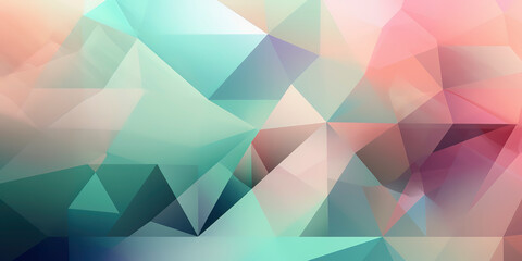 Fototapeta premium Soft Chromatic Dance: Abstract Wallpaper with Pastel Palette. Generated AI