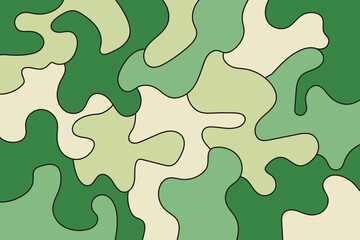 green puzzle background