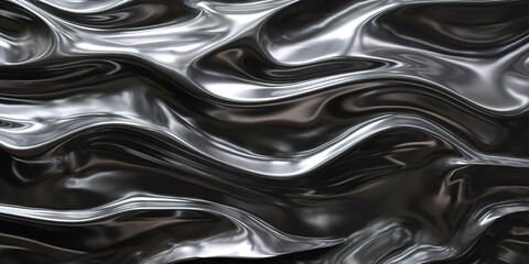 glam metal texture background, chromed texture liquid metal. Generated AI