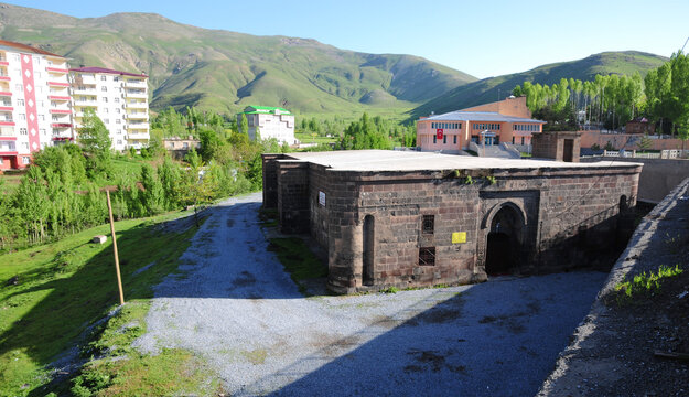 Husrev Pasa Caravanserai, located in Bitlis, Turkey, was built in the 16th century.