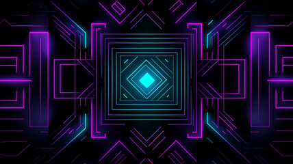 Neon black background created with generative AI tools