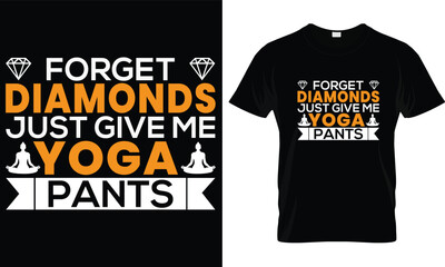 Yoga t-shirt design graphic vector.