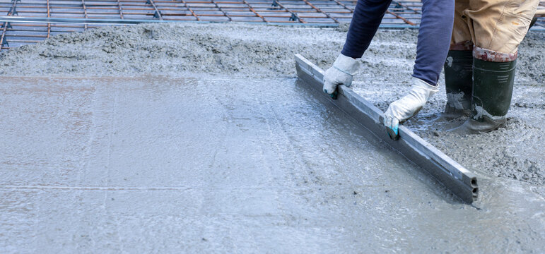 The concept of concrete leveling.