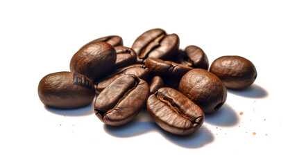 Coffee bean isolated on white