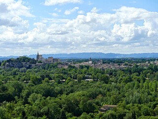 Fototapeta premium Avignon, May 2023: Visit the magnificent city of Avignon in Provence