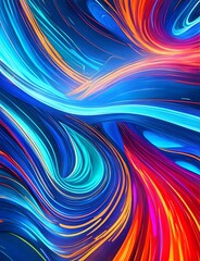 Fototapeta premium abstract background with waves