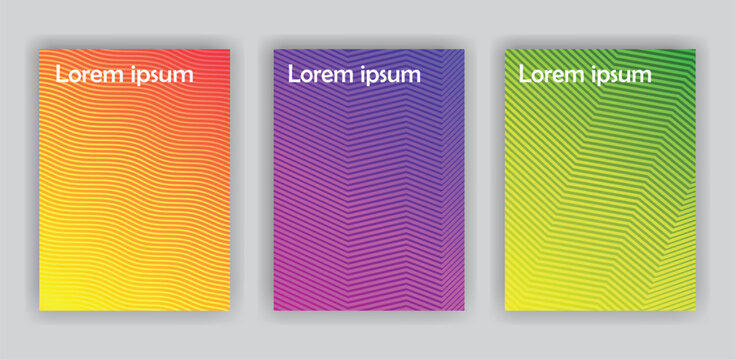 Abstract texture book brochure poster cover gradient template illustration of a set of banners. vector illustration EPS.

