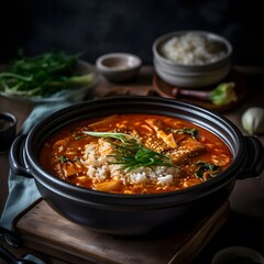 How to Make Spicy and Fragrant Korean Kimchi Jjigae