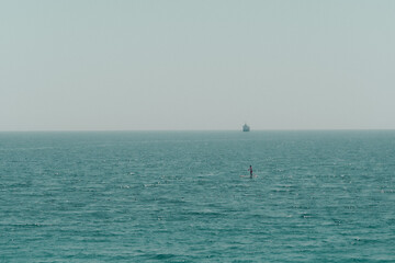 Obraz premium boat on the sea