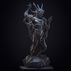 horror statue