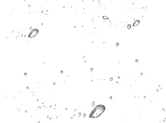 Fototapeta Wassertropfen Regentropfen regnerischer Nebel kleine Tröpfchen Tropfen auf transparentem durchsichtigem Hintergrund obraz