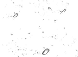 Wassertropfen Regentropfen regnerischer Nebel kleine Tröpfchen Tropfen auf transparentem durchsichtigem Hintergrund